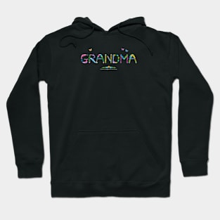 GRANDMA - tropical word art Hoodie